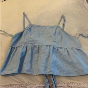 Blue Pacsun Flowy Tank Top